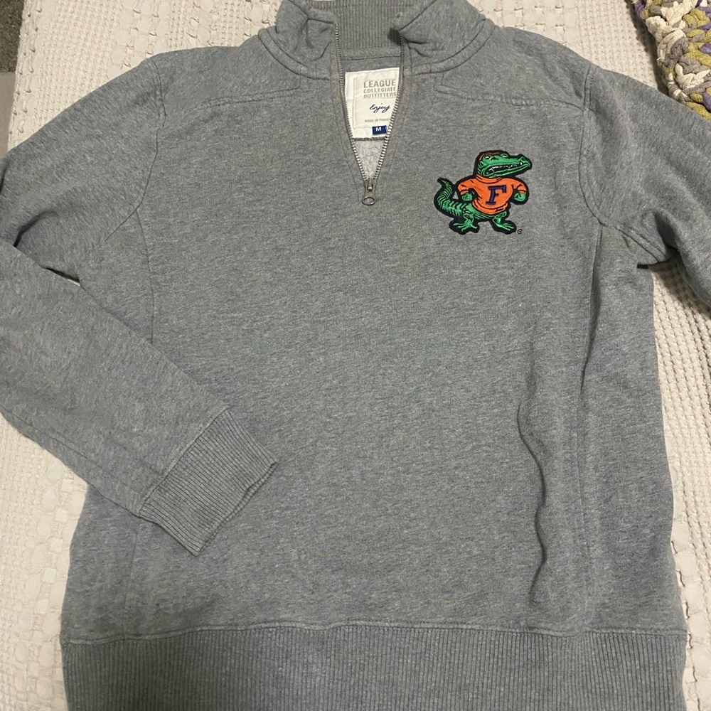 Gray Quarter-Zip Florida Gators Albert Sweatshirt
